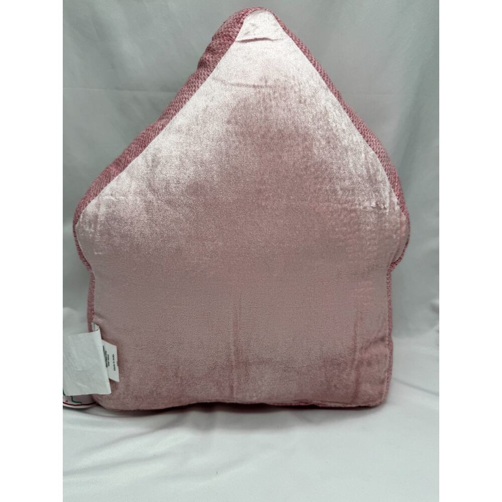 Sugar Plum Dreams Christmas Holiday Throw Pillow Pastel Beaded Bling Beads NWT - Picture 4 of 9